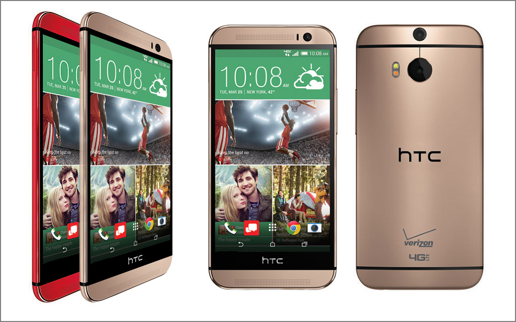 HTC One M8 RED & Gold
